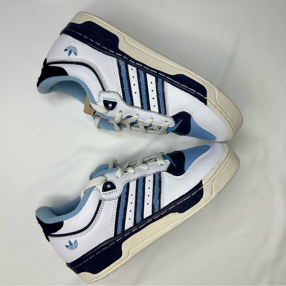 Adidas Men’s Rivalry Low 86 Tar Heels UNC Blue /White FZ6334 Size 5 - Picture 7 of 10